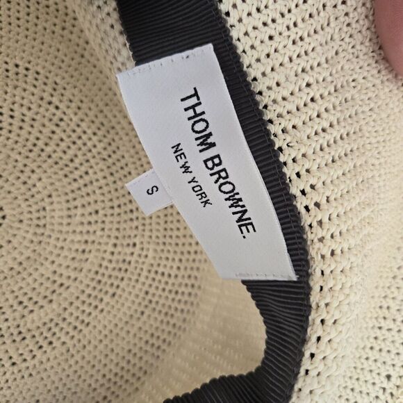 Thom Browne Crocher Bucket Hat Size S - Picture 7 of 12